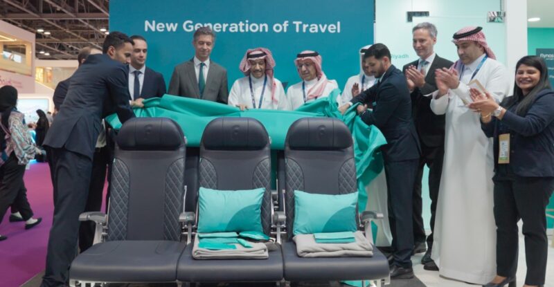 flynas executives unveil the new Safran seats